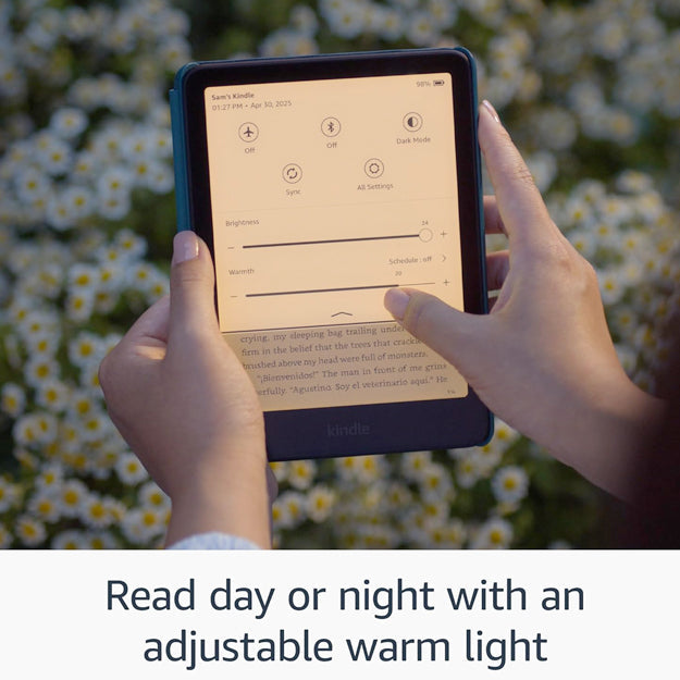 Amazon Kindle Paperwhite 7" Wi-Fi 16GB With S/O (12th Gen 2024) - Raspberry With Cover