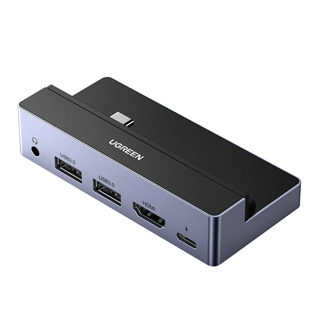 UGreen 5 In 1 Multifuntion USB-C Hub For MacBook/iPad - Grey