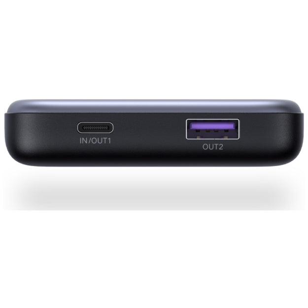UGreen 10 000mAh 2-Port Power Bank (20W USB-C & 22.5W USB-A) - Space Grey