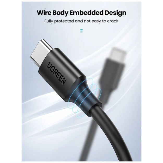 UGreen Type-C To Type-C Cable 1m - Black
