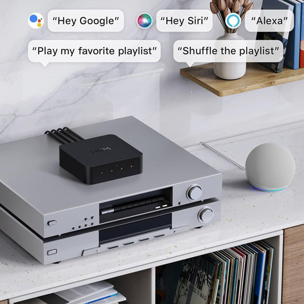 WiiM Pro Plus AirPlay 2 Receiver & Multiroom WiFi Music Streamer - Black (Unboxed Deal)