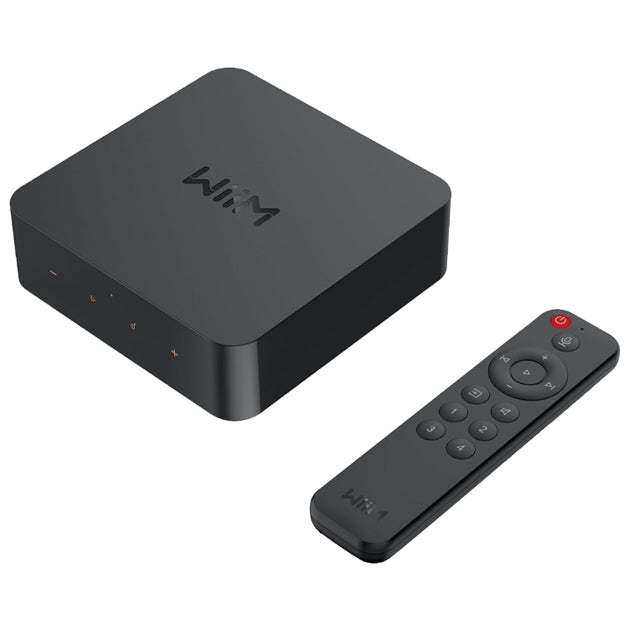 WiiM Pro Plus AirPlay 2 Receiver & Multiroom WiFi Music Streamer - Black (Unboxed Deal)