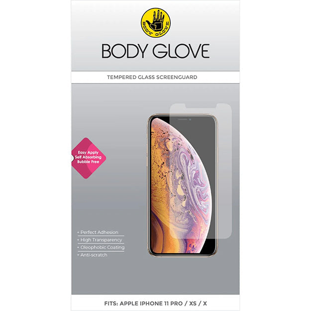 Body Glove Tempered Glass Screen Protector For iPhone X/XS & 11 Pro - Clear