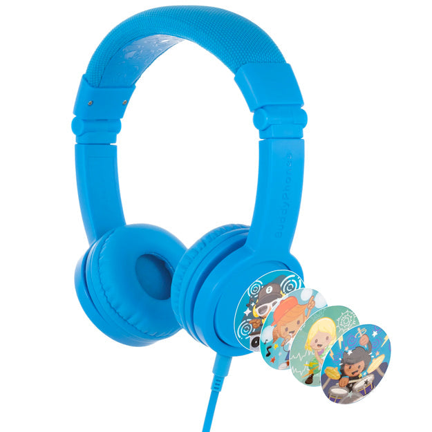 BuddyPhones Explore+ Kids Wired Headphones With Mic — Macnificent