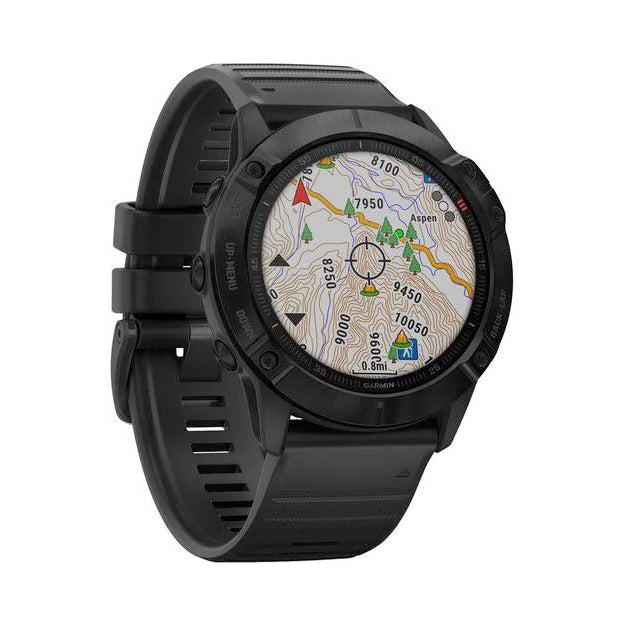 Garmin Fenix 6X Pro Multisport GPS Watch - Black With Black Band