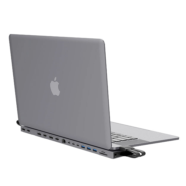 HyperDrive 4K Multi-Display Docking Station For 13" - 16" MacBooks - Space Gray