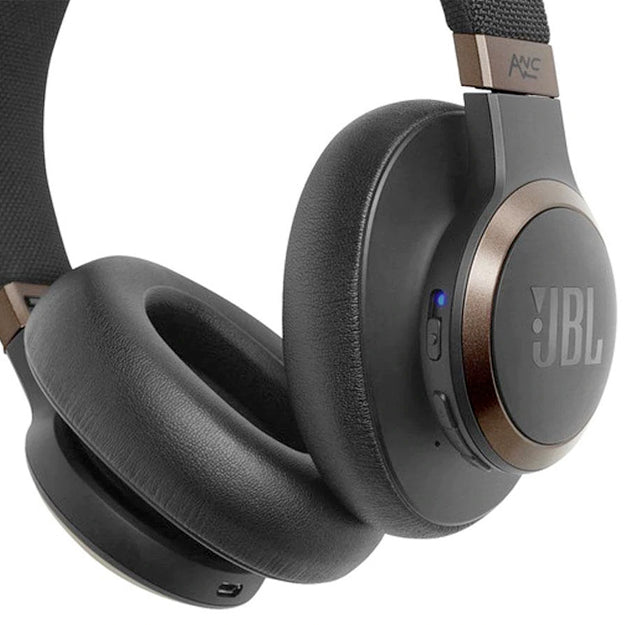 JBL Live 650BTNC Wireless Bluetooth Over-Ear Noise Cancelling Headphones - Black