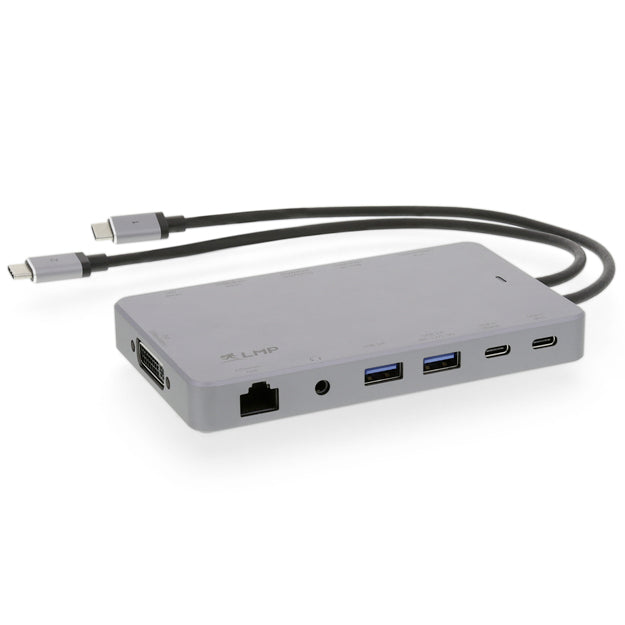 LMP 12 Port USB-C Display Dock 2 - Space Grey