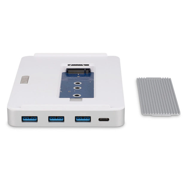 LMP 9-Port USB-C DuoDock (Dock & NVMe Storage) - Silver