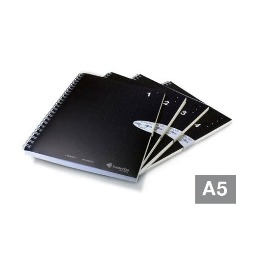 Livescribe A5 Single Subject Notebook 4 Pack (No. 1 - 4)