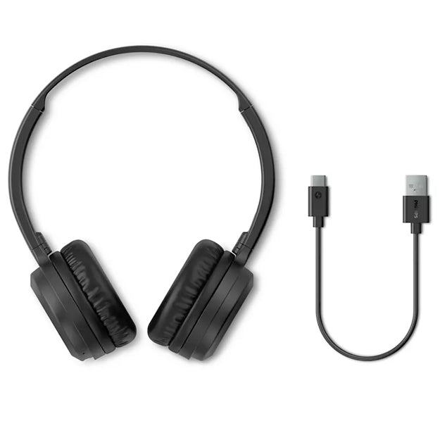 Philips On-Ear Wireless Headphones TAH1108BK - Black
