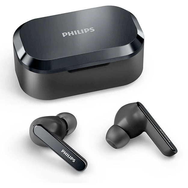 Philips In-Ear Noise Cancelling True Wireless Headphones With Mic TAT5506 - Black