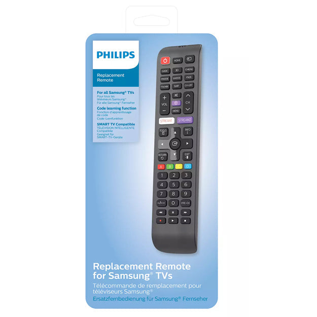 Philips Universal Remote For Samsung TVs (SRP4010) - Black