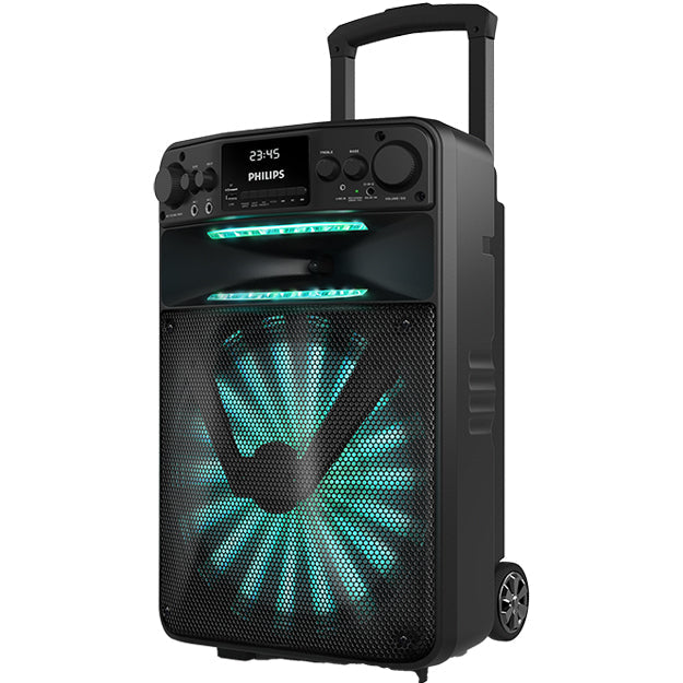 Philips Bluetooth Portable Party Speaker With 12" Woofer TANX50 - Black