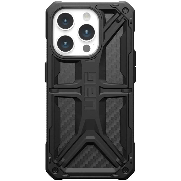 UAG iPhone 15 PRO Monarch Case - Carbon Fibre